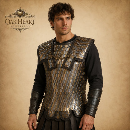 Roman Scale Armor Lorica Squamata – Historical Brass Body Armor
